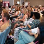 An image of a crowd of people at Women's Aid National Conference 2023