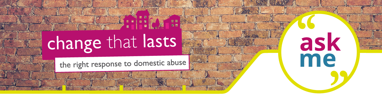 Change that lasts (ask me) website header