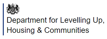 Department for Levelling Up, Housing and Communities logo
