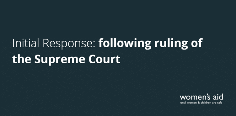 Initial Response: following ruling of the Supreme Court